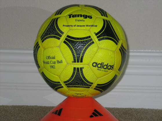 1982 Espana World Cup Ball Yellow-1 Official World Cup 1982 Tango Espana Soccer Ball