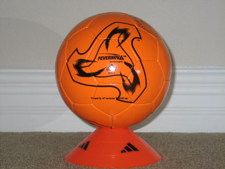 2002 World Cup Fevernova Orange Ball-1 Official World Cup Soccer Ball 2002 - Fevernova