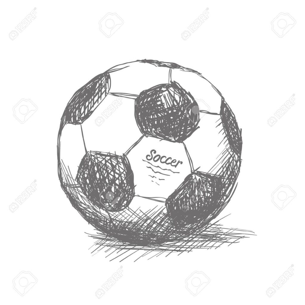 Soccer ball drawing Soccer ball drawings 