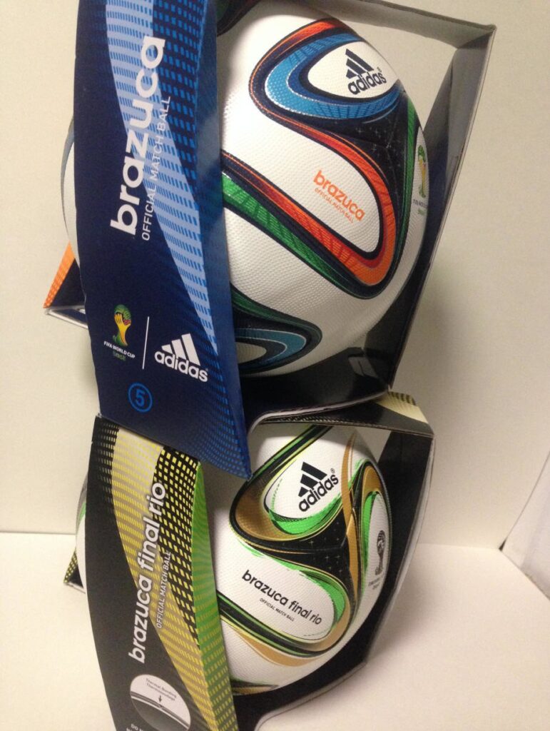 Brazuca Packaging 2 Official Match Ball - 2014 World Cup Brazuca Soccer Ball