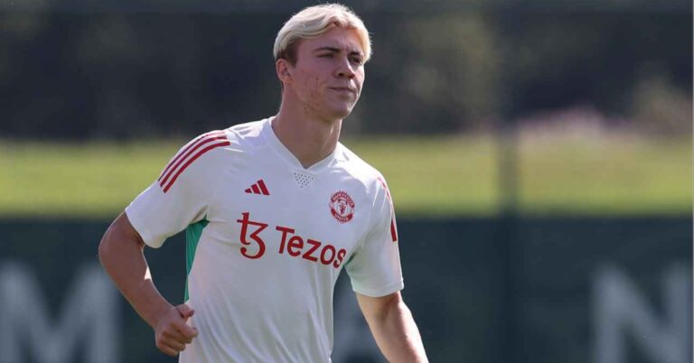 Rasmus Hojlund set for Man United debut against Arsenal this weekend