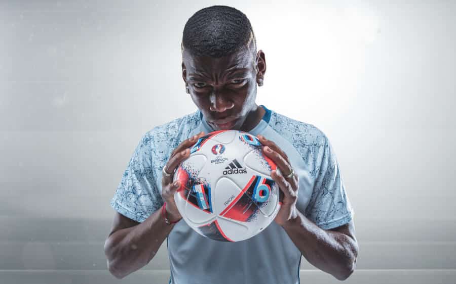 Euro_Facas 2016_3 Pogba Fracus UEFA EURO 2016 Match Ball Knock Out Stage