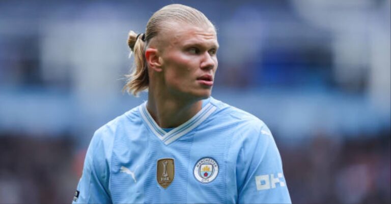 Erling Haaland favorite to land Premier League golden boot after brace against Everton