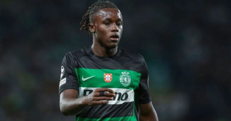 Man United exploring summer move for Sporting wing back Geovany Quenda in £50million move