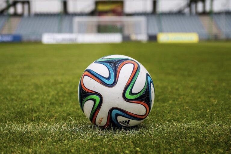 Adidas Football on Pitch