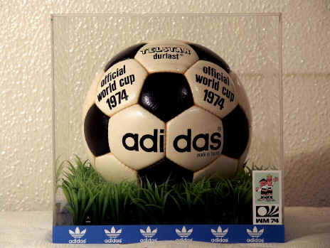 soccer ball in box 1976 Official Ball of the European Championships - Telstar